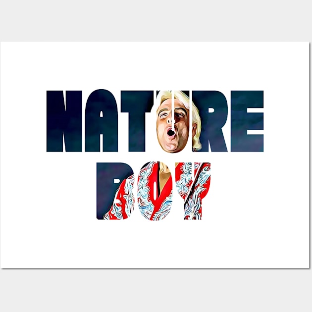 Nature Boy Ric Flair Behind the Letter Wall Art by Tomorrowland Arcade